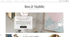 Desktop Screenshot of booandmaddie.com